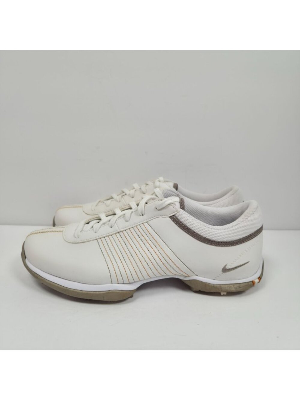 Nike Golf Delight Women's White Golf Shoes Lace Up 335938-121 US Size 7 - Picture 2 of 8